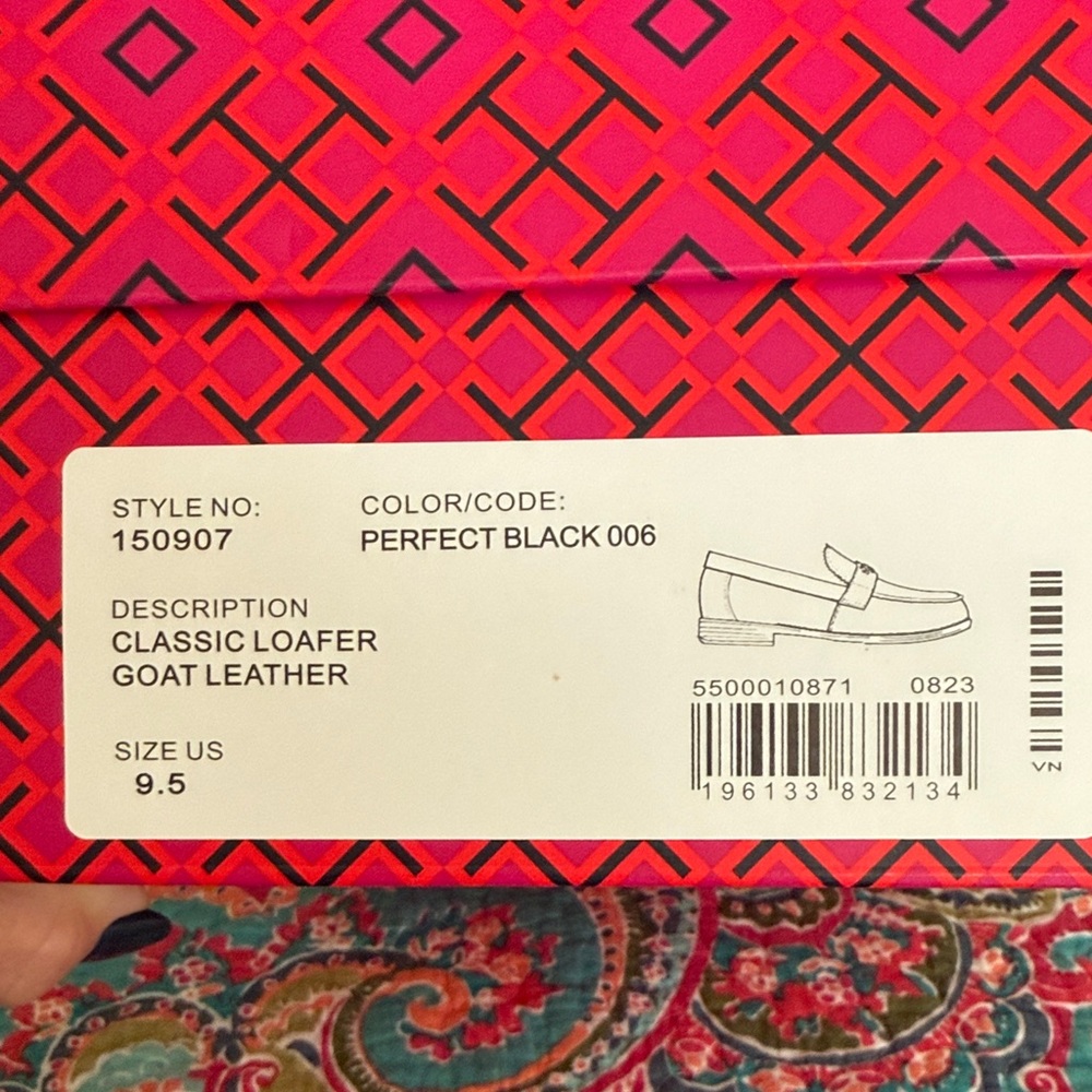 Tory Burch Black Classic Loafers